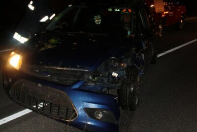 Fahrzeugbergung bei der Avia-Tankstelle, 03.10.2014