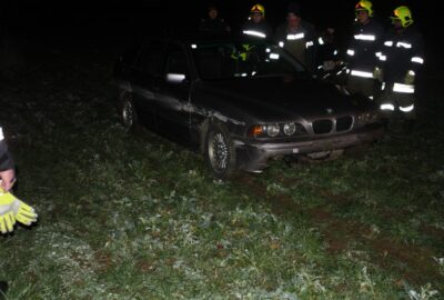 Fahrzeugbergung bei Plambachkreuzung, 15.01.2015