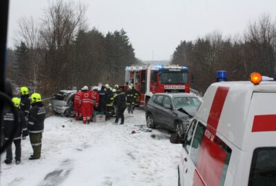 Tödlicher Verkehrsunfall zwischen Kammerhof und Mühlhofen, 09.02.2015